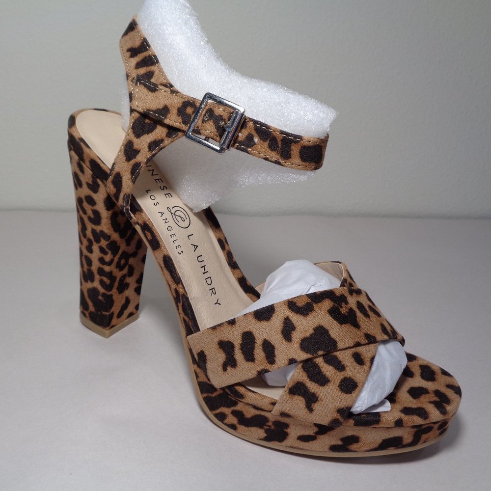 Chinese Laundry Size 6 ALWAYS Leopard New Sandals - Picture 5 of 14